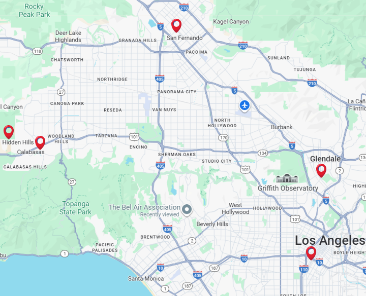 Santa Clarita Valley Map