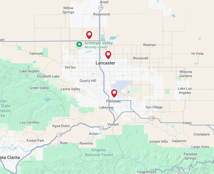 Santa Clarita Valley Map