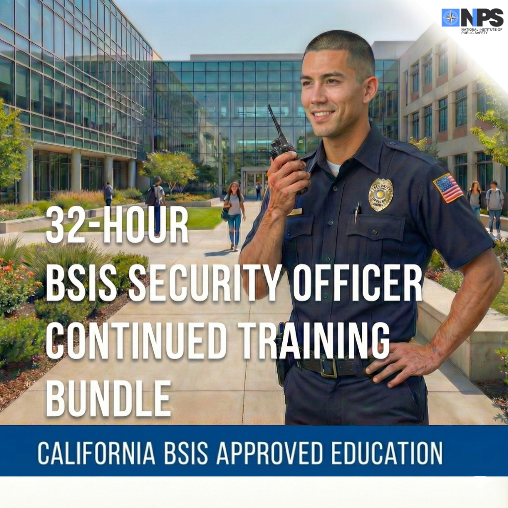 California 32-Hour Security Officer Continuation Package