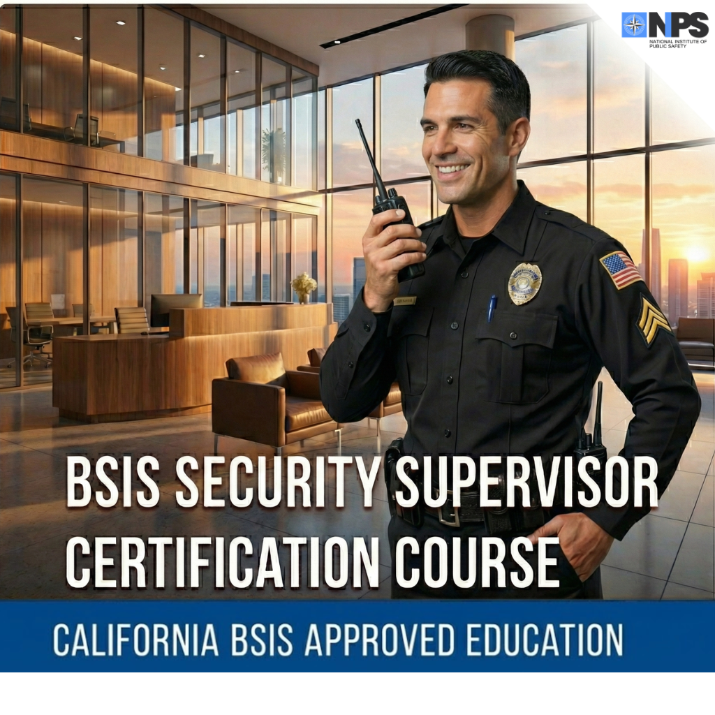 BSIS Security Officer Supervisor Certification (California)