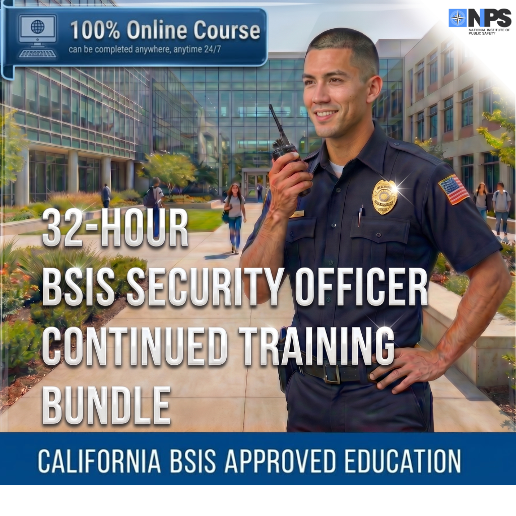 California 32-Hour Security Officer Continuation Package
